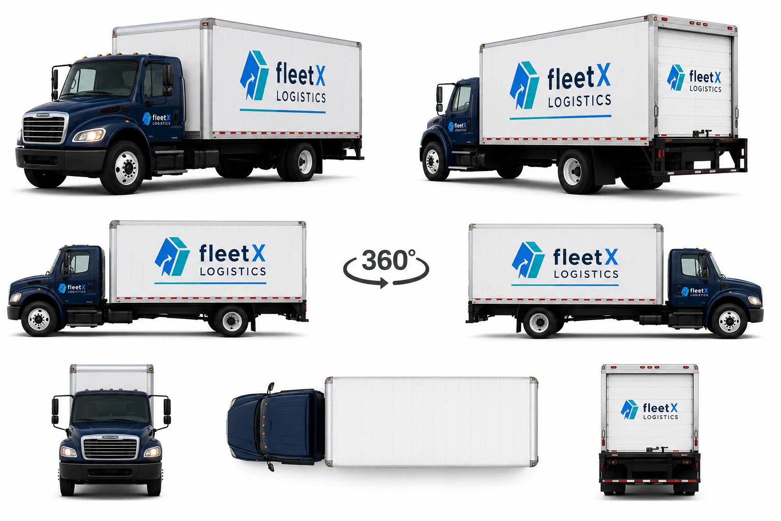Box Truck 360-style truck view